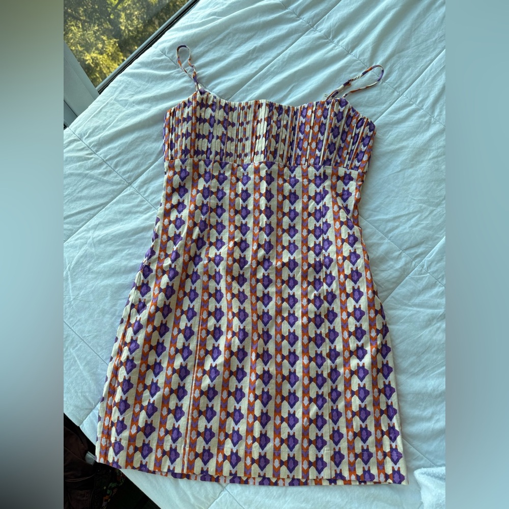 Anthropologie Maeve Linen Mini Dress